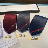Gucci GG Marmont Bee Motif Silk Tie [3 styles]
