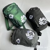 Mochi Mochi Bear Floral Embroidery Crossbody Bag