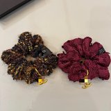 Chanel Tweed Scrunchie