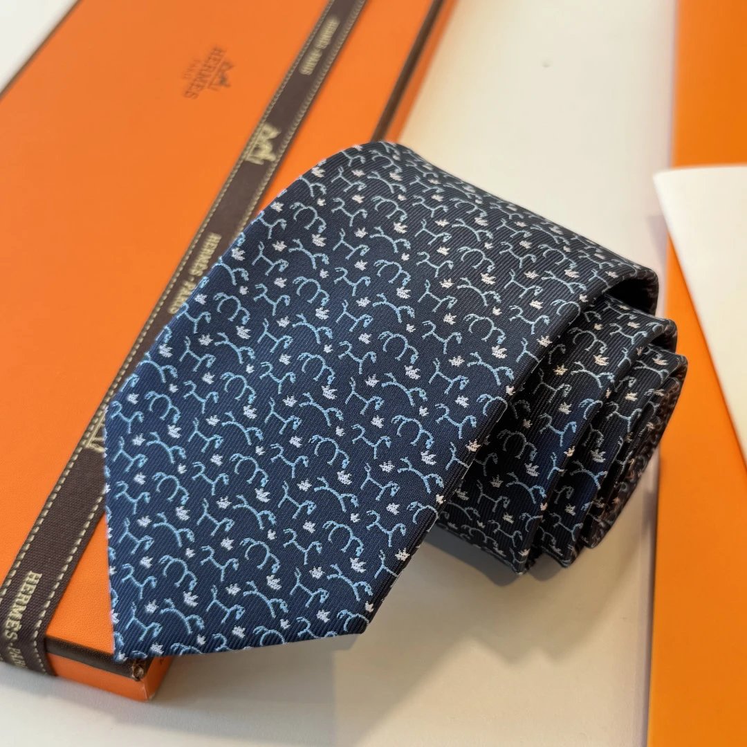 Hermès Ties 6545 Horse Motif image 3
