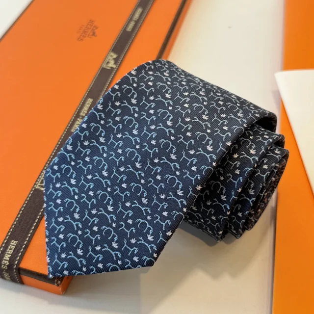 Hermès Ties 6545 Horse Motif product detail image 3
