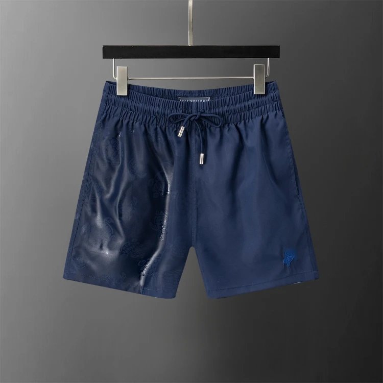 Louis Vuitton Shorts Elastic-waist drawstring monogram-print — SKU-16-28134 Royal Blue
