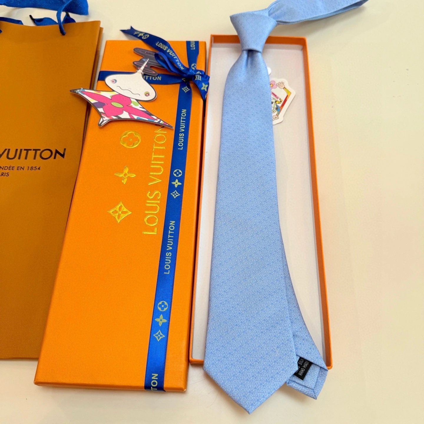 Louis Vuitton Ties Geometric Jacquard Tie — 01
