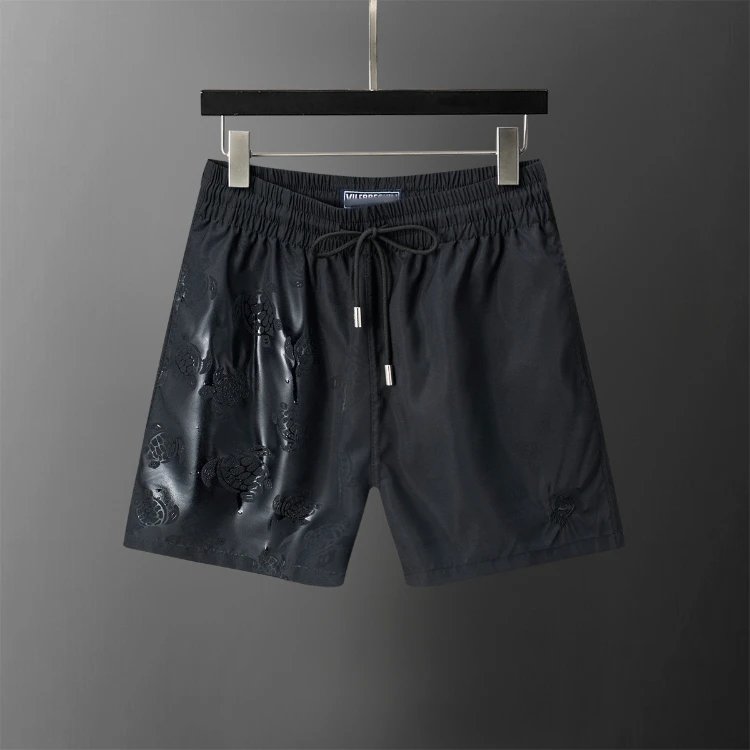 Louis Vuitton Shorts Elastic-waist drawstring monogram-print — SKU-20-28134 black