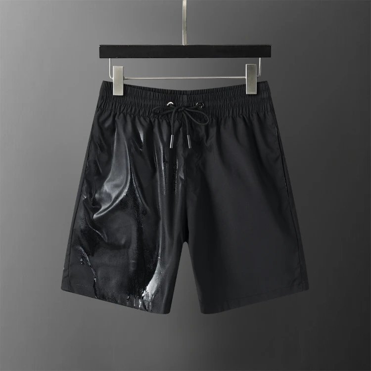Louis Vuitton Shorts Elastic-waist drawstring monogram-print — SKU-14-28104 Black