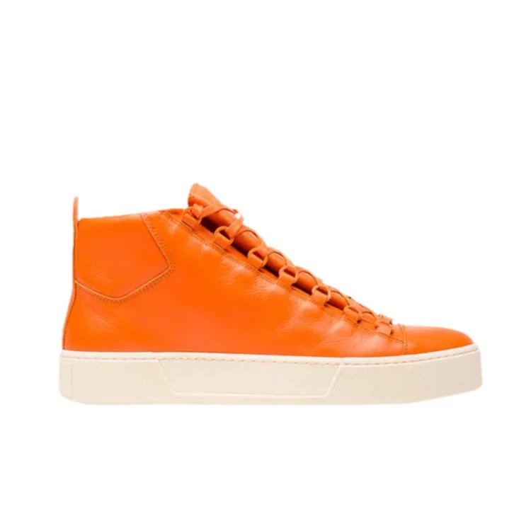 Unbranded Sneakers High-Top Lace-Up Leather — 5