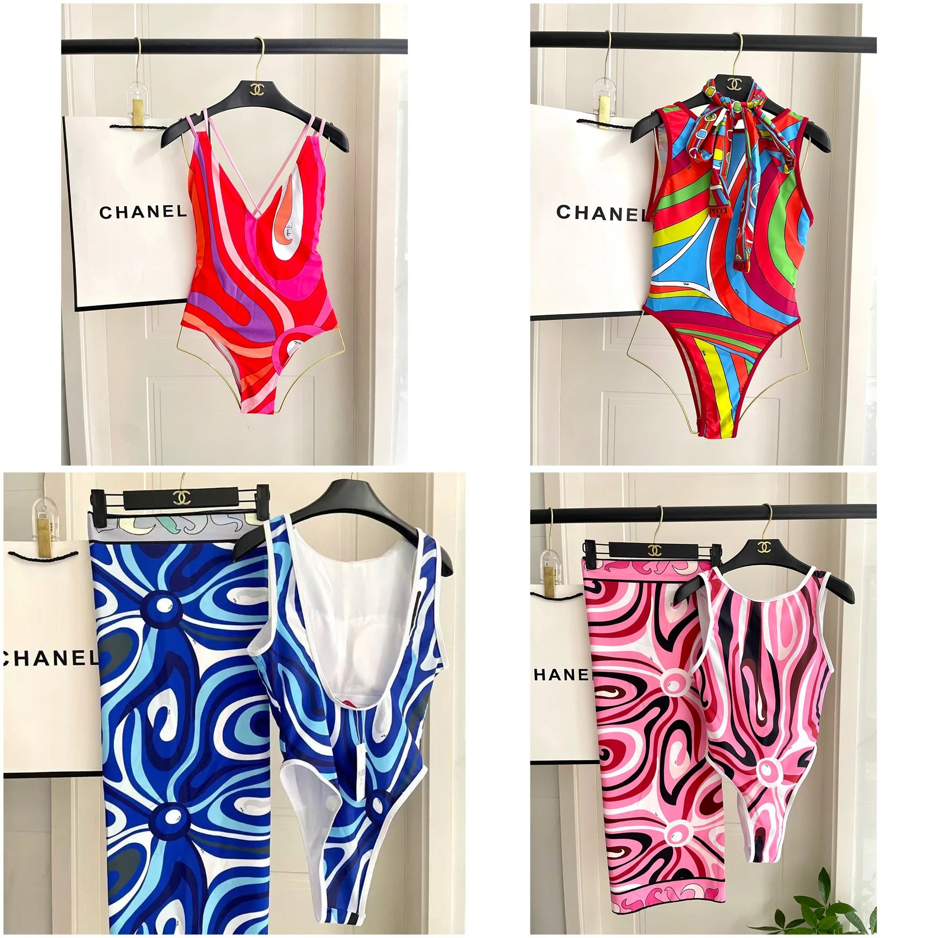 Emilio Pucci Swimwear Printed One-Piece Swimsuit image 1