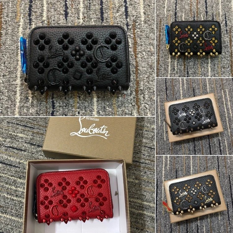 Christian Louboutin Studded Wallets [5 styles]