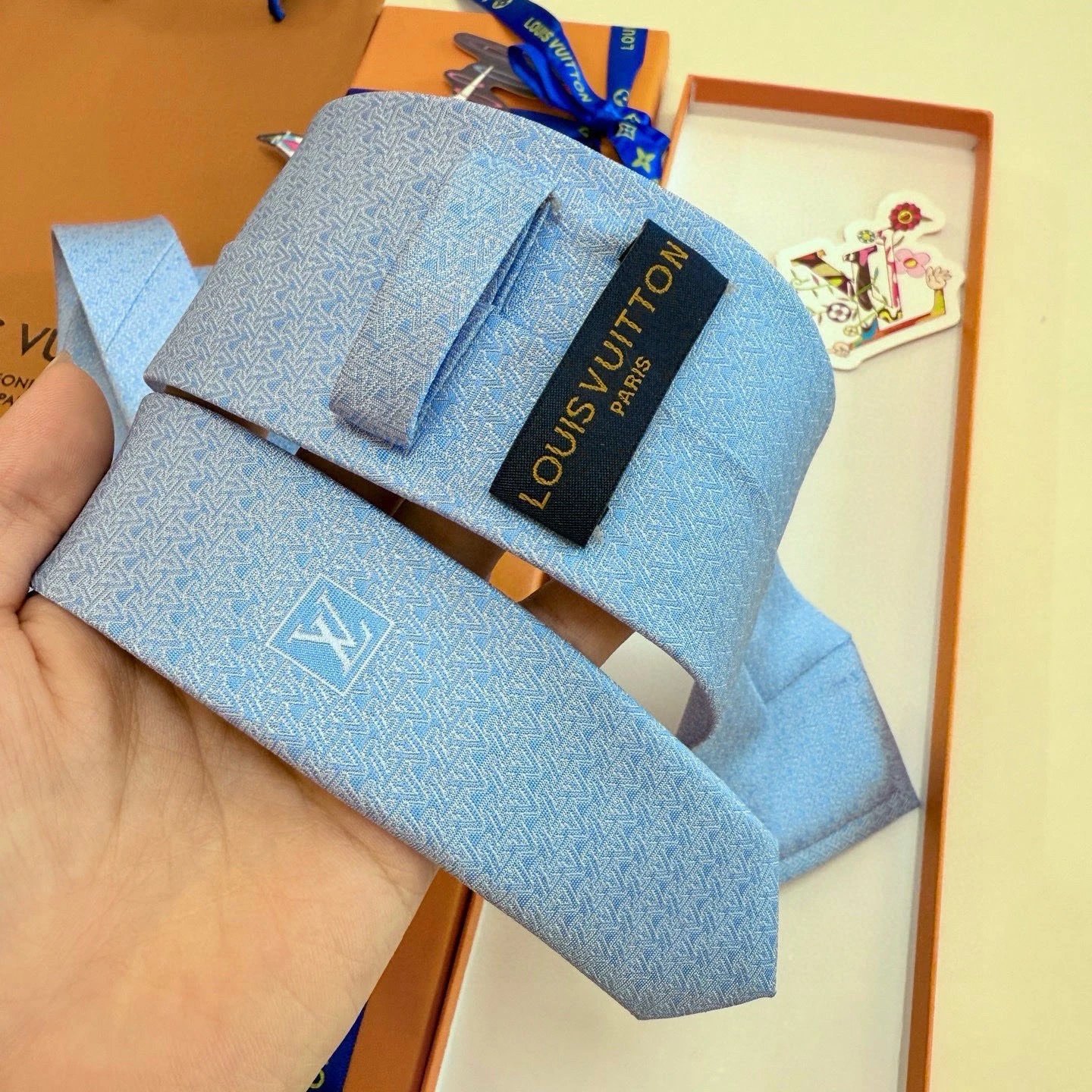 Louis Vuitton Ties Geometric Jacquard Tie image 6