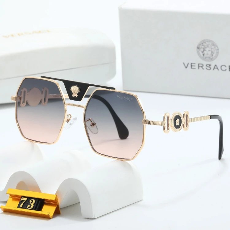 Versace Eyewear Oversized geometric-frame sunglasses with Medusa emblem image 5