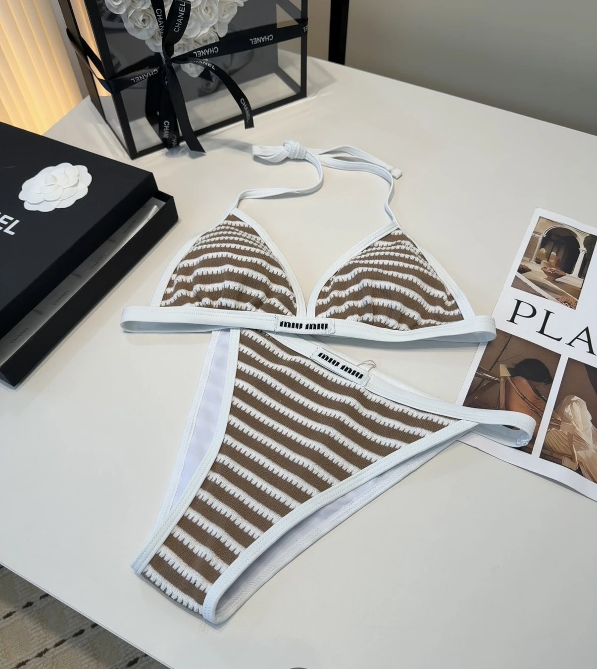 Miu Swimwear Triangle Bikini Sets image 3