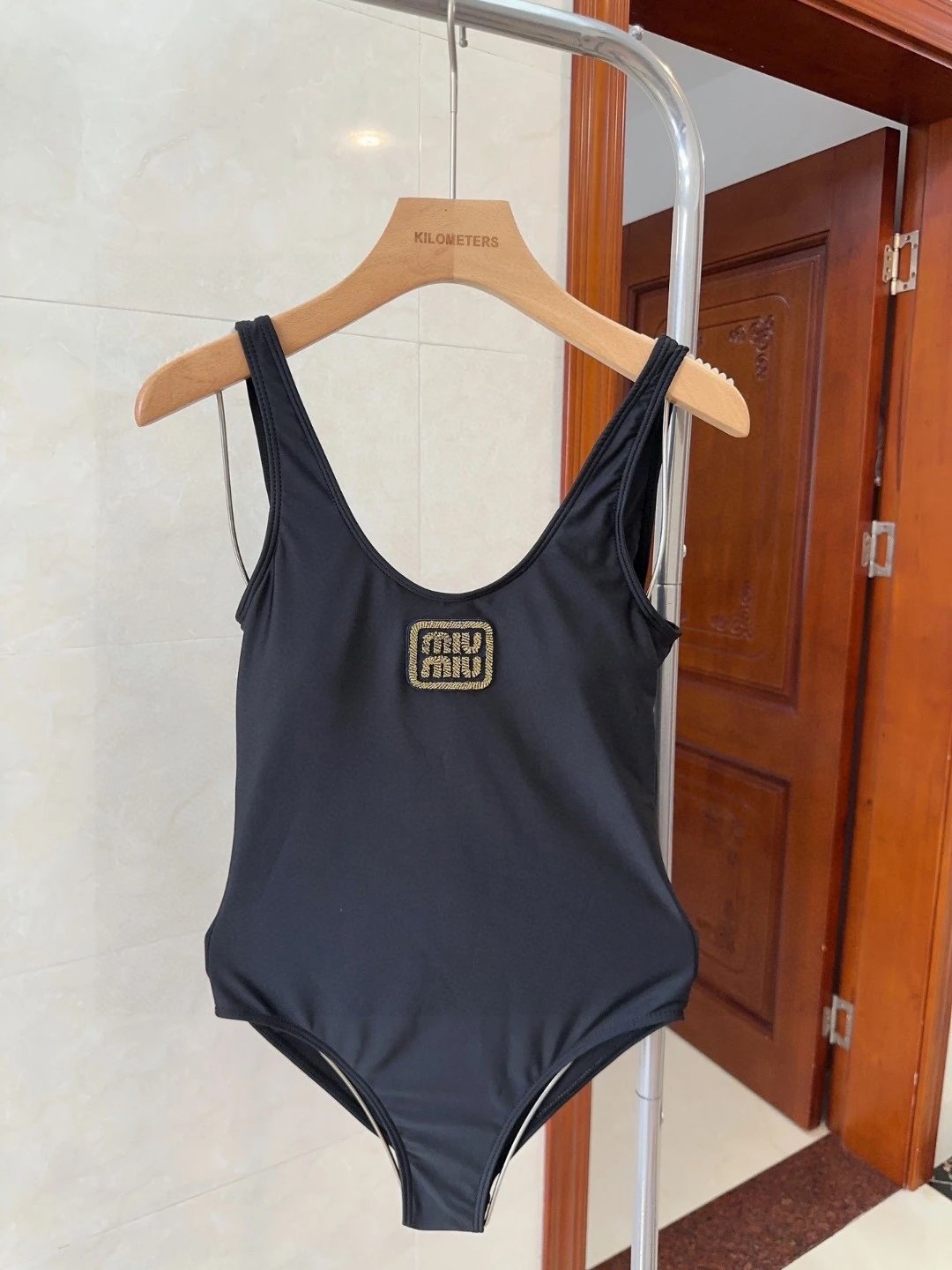 Miu Swimwear Logo One-Piece Swimsuit — 03