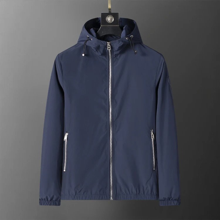 Unbranded Jackets Zip-Up Windbreaker — SKU-11-Blue 56032
