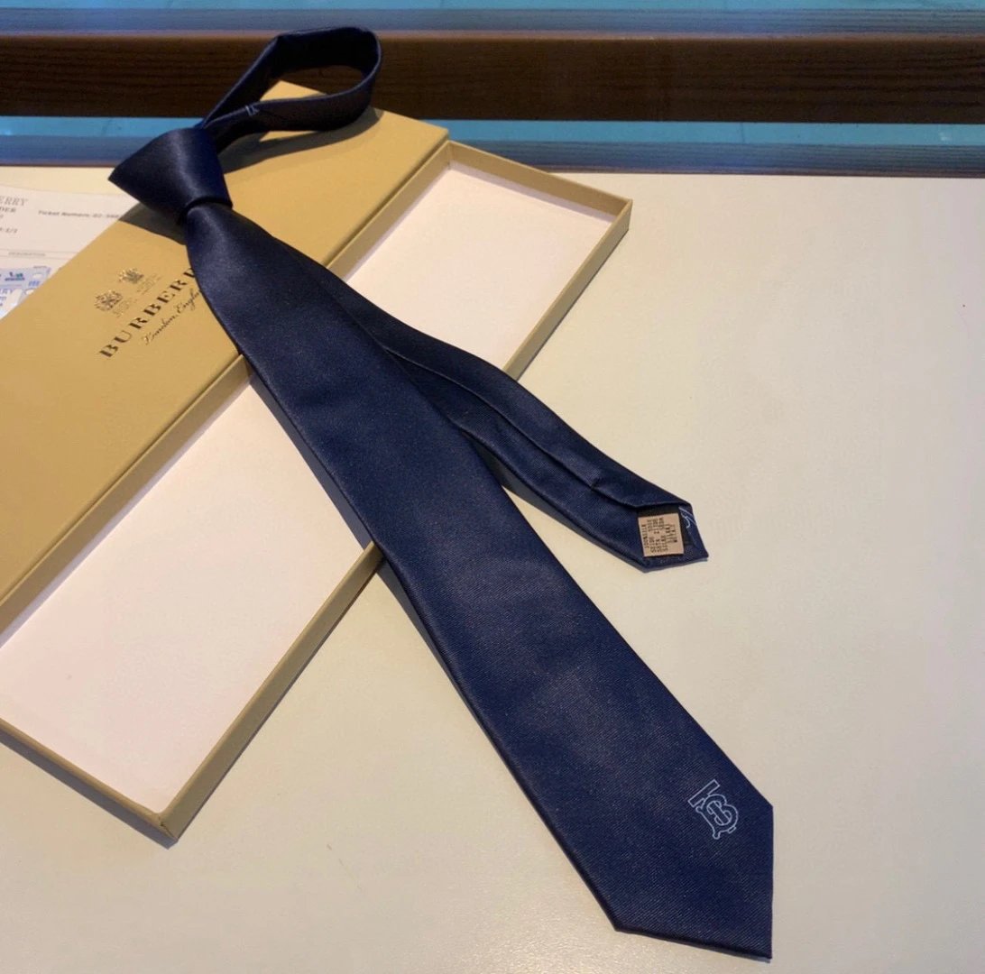 Burberry Ties TB Monogram Silk Tie image 5