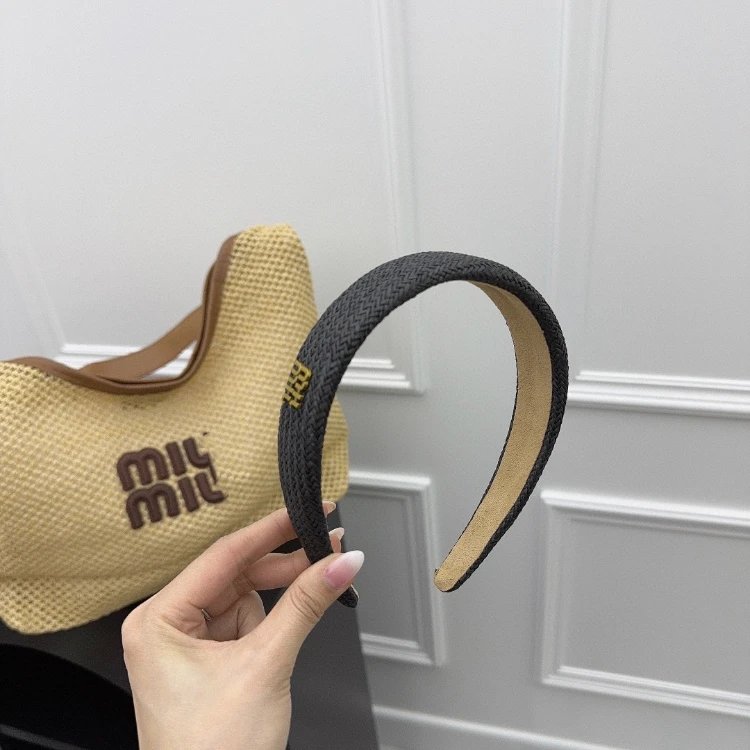 Miu Uncategorized Woven Padded Headband image 6