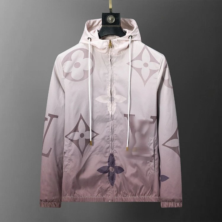 Unbranded Jackets Zip-Up Windbreaker — SKU-14-Gradient Color 56034