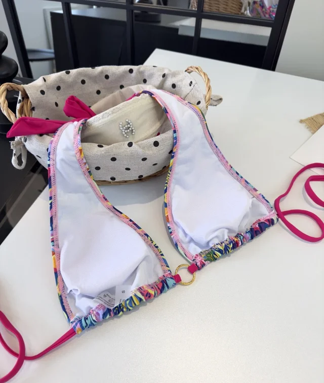 Versace Swimwear Two-Piece Triangle Bikini Set product detail image 3