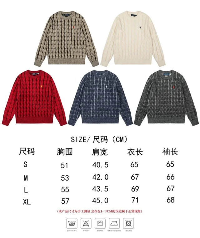 Polo Ralph Lauren Knitwear Cable-Knit Crewneck Sweater product detail image 2