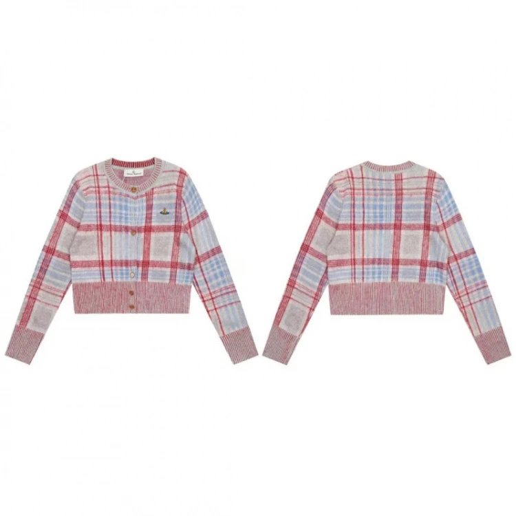 Vivienne Westwood Tartan Knit Cardigan [2 styles] | 7754554158