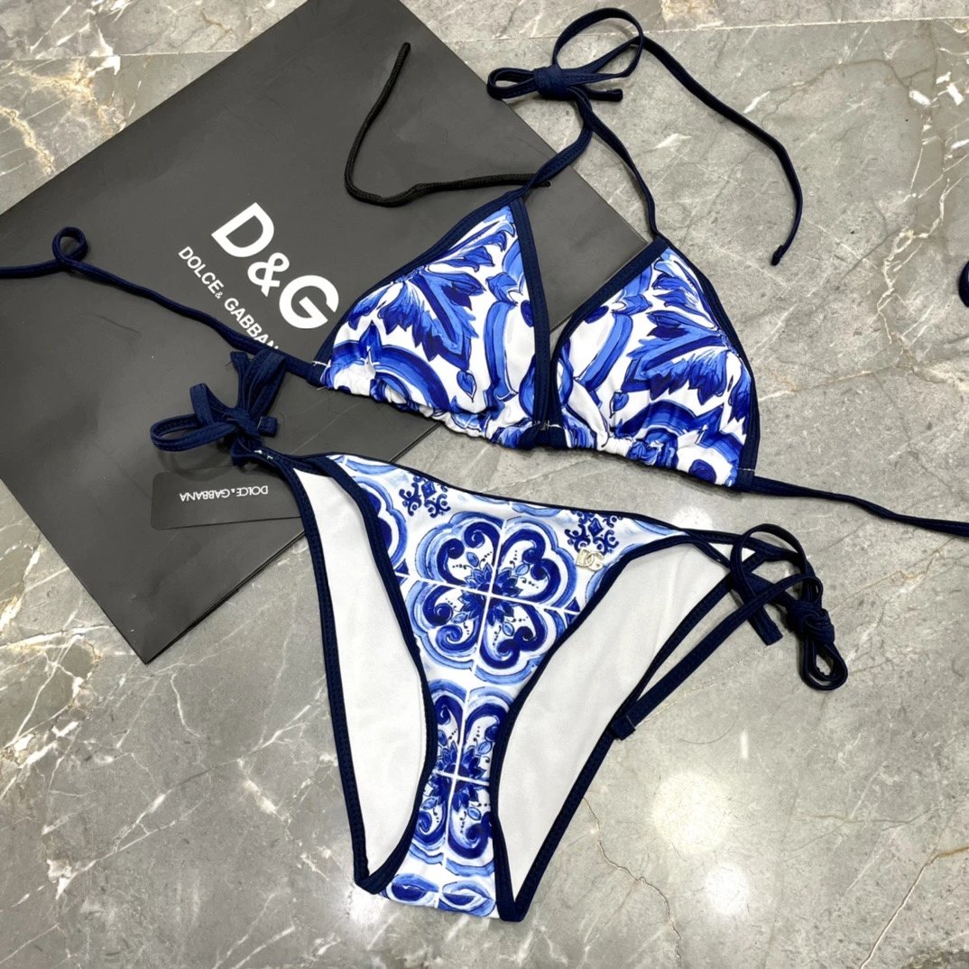 Dolce & Gabbana Swimwear Two-Piece Bikini Swimsuit — 20