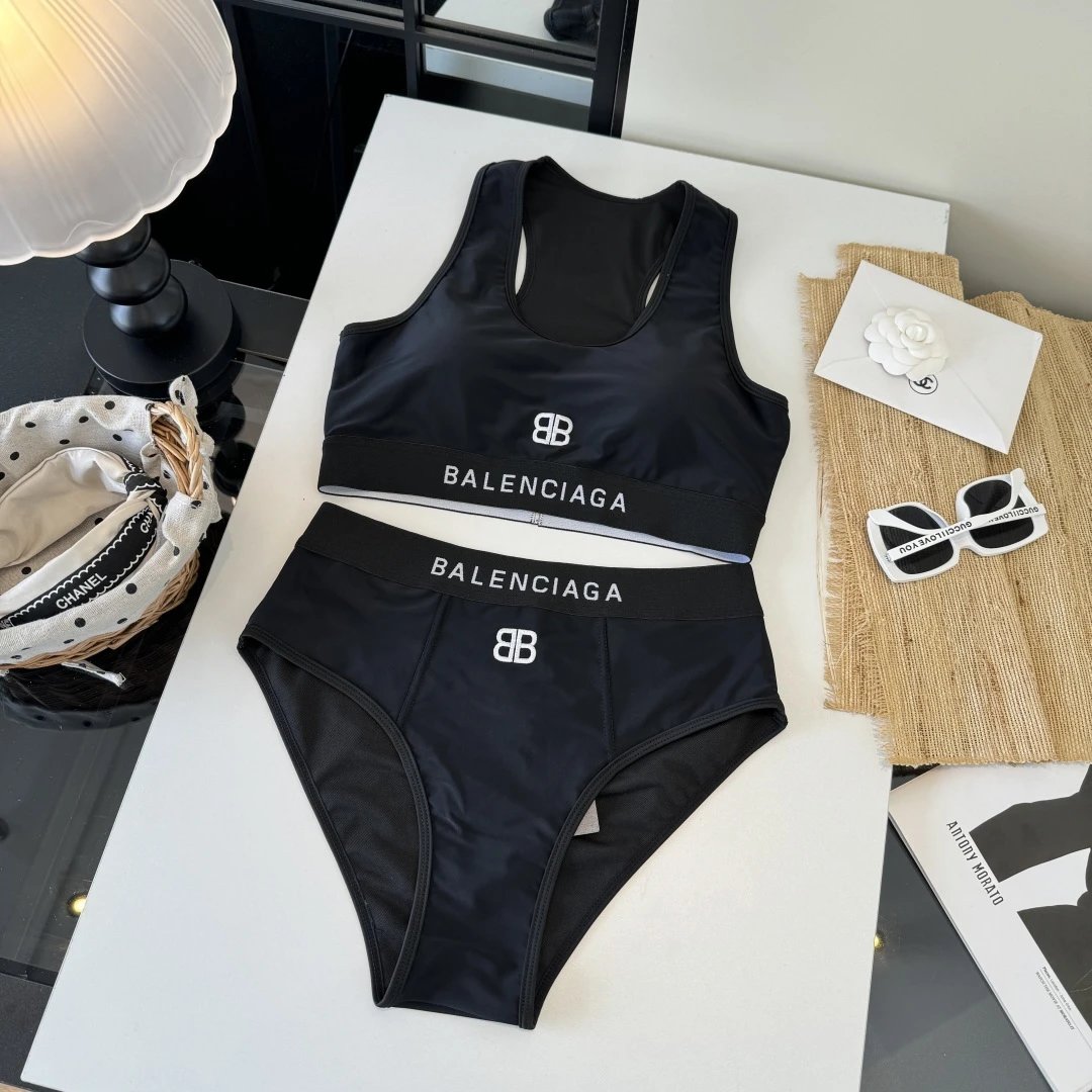 Balenciaga Swimwear Two-Piece Swimsuit Set — 04