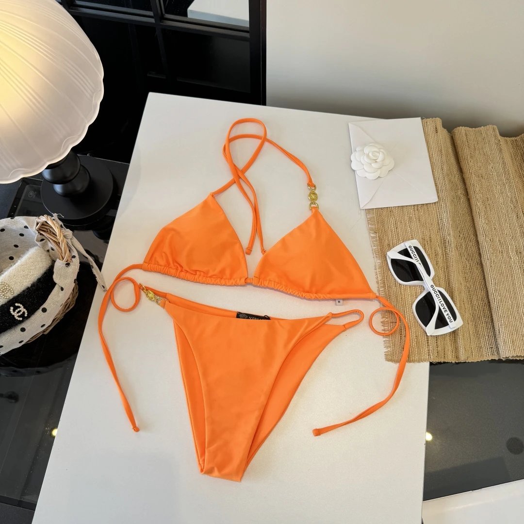 Versace Swimwear Two-Piece Triangle Bikini Set — 2