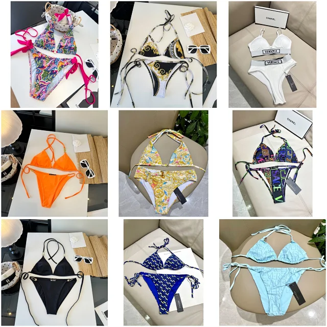 Versace Swimwear Two-Piece Triangle Bikini Set product detail image 1