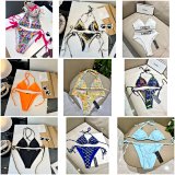 Versace Barocco Print Bikini Set