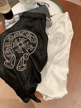 Chrome Hearts Crystal-Embellished Silk Shirt [2 styles]