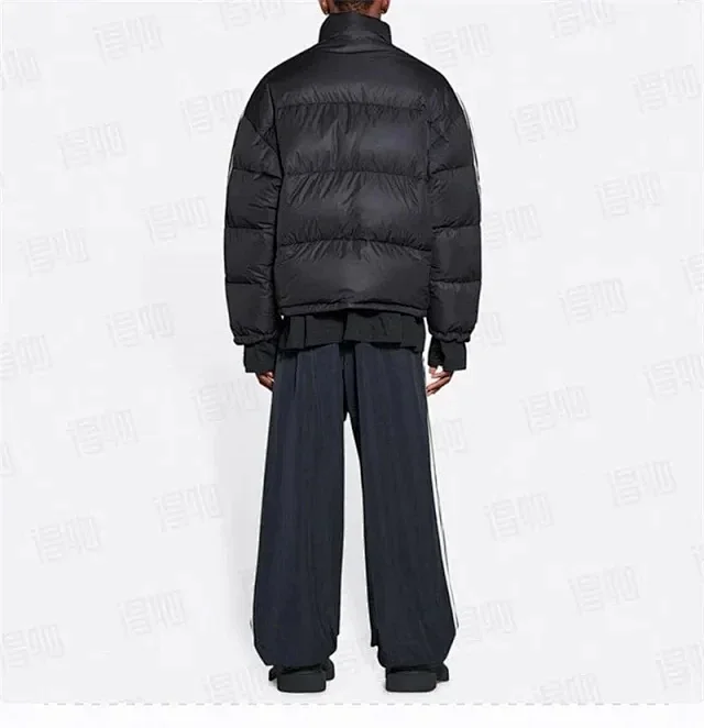Adidas Jackets Trefoil three-stripe puffer jacket product detail image 11