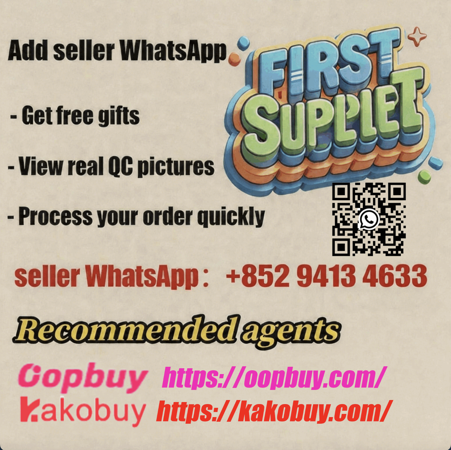 +Whatsapp：+852 9413 4633