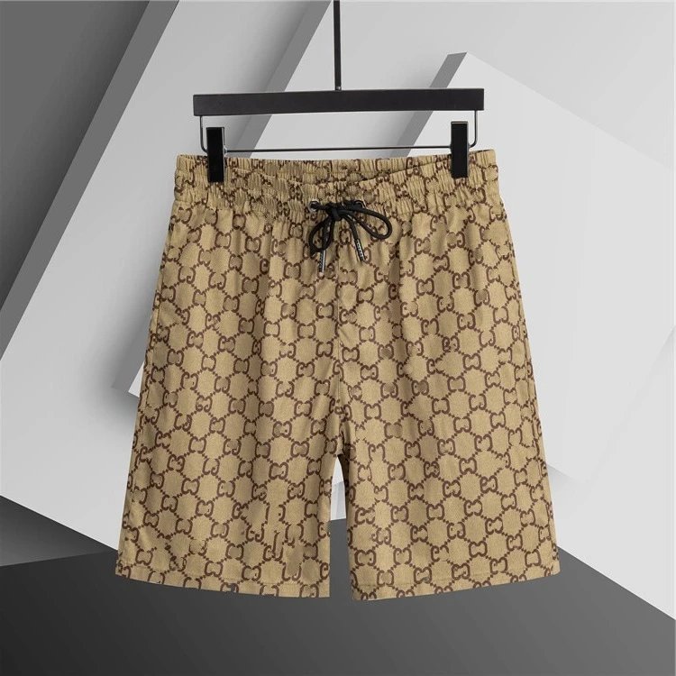 Gucci GG Canvas Shorts Drawstring Beige