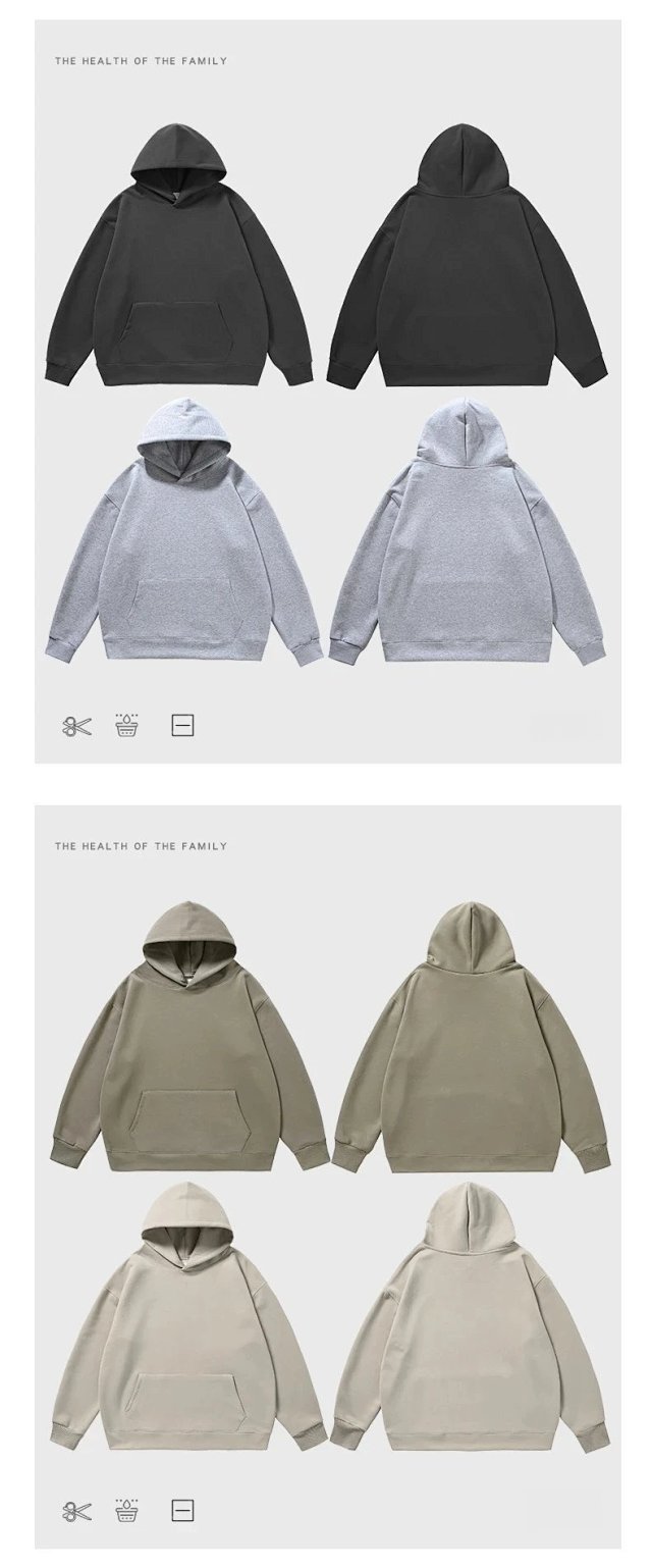 380G Heavyweight Hoodie Set: seller detail photo 4
