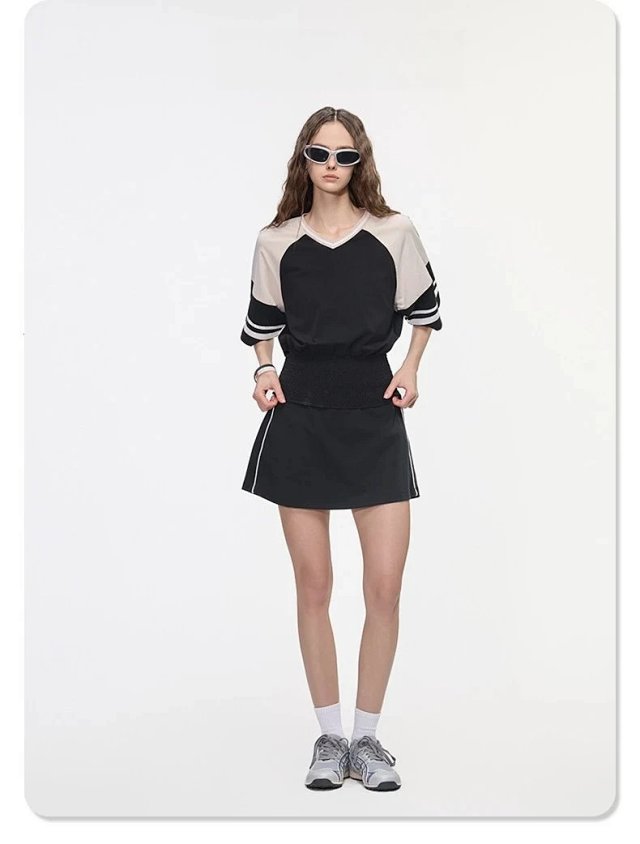Color Block Baby Tee: seller detail photo 2