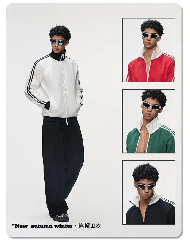 420G Striped Zip Jacket: seller detail photo 3