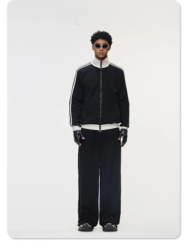 420G Striped Zip Jacket: seller detail photo 2