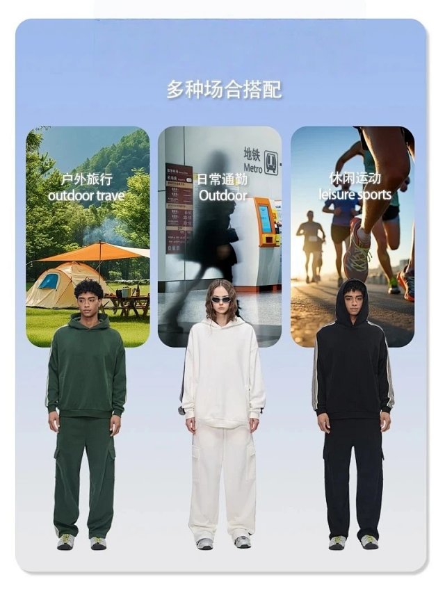350G Drawstring Sweatpants: seller detail photo 3
