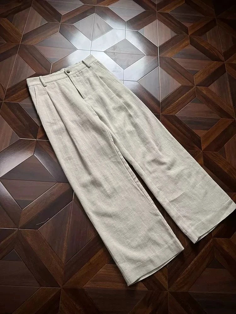 Other Pants Flax Wide Leg Beige