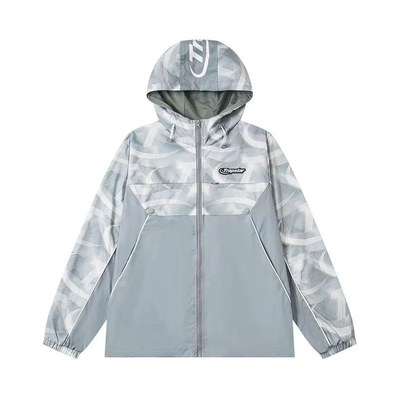 Unbranded Jackets Zip-Front Track Jacket with Contrast Piping — 22