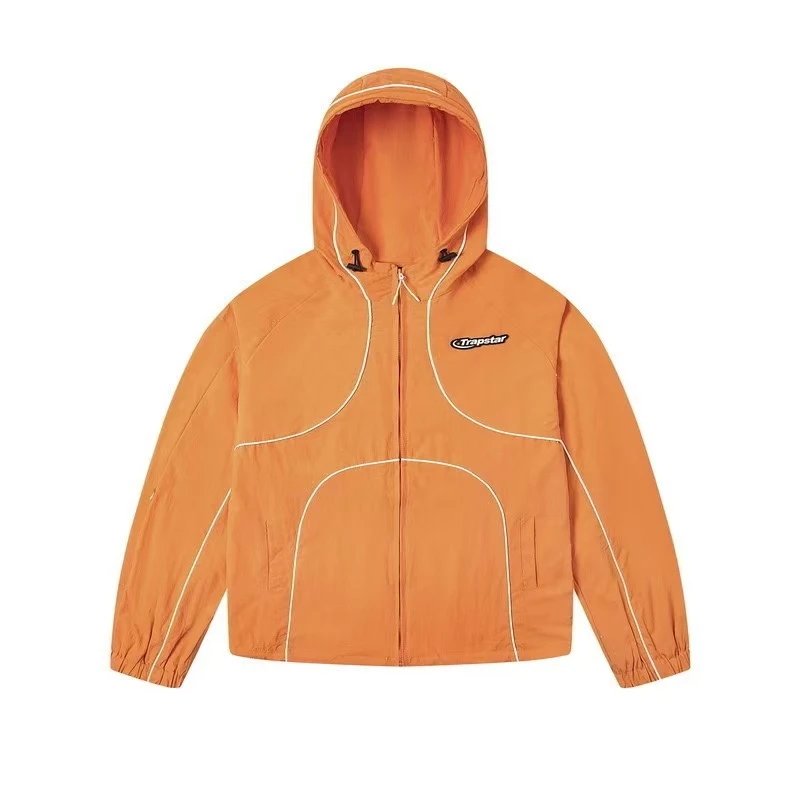 Unbranded Jackets Zip-Front Track Jacket with Contrast Piping — 20