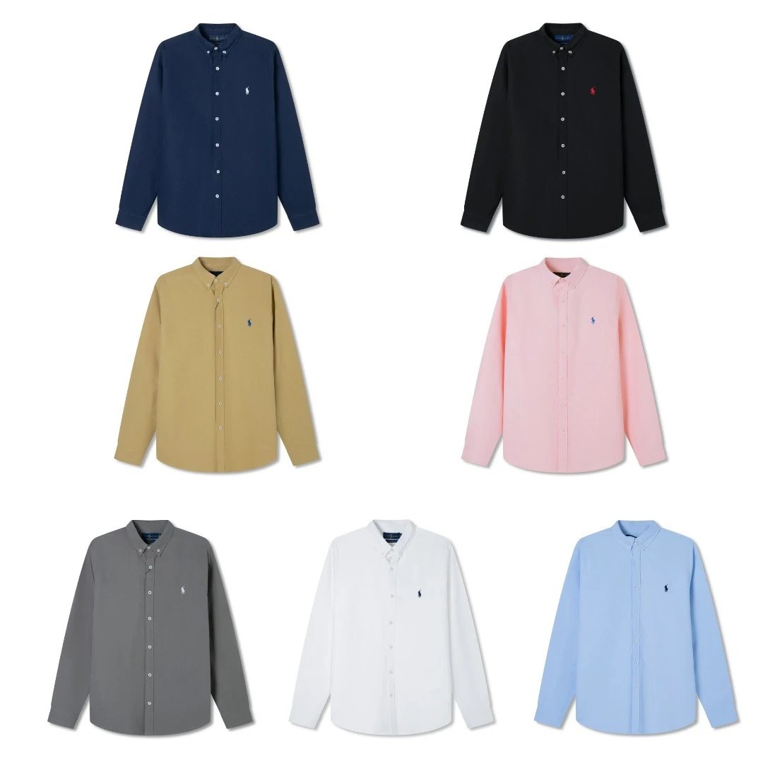 Men's Button-Down Long Sleeve Shirts
