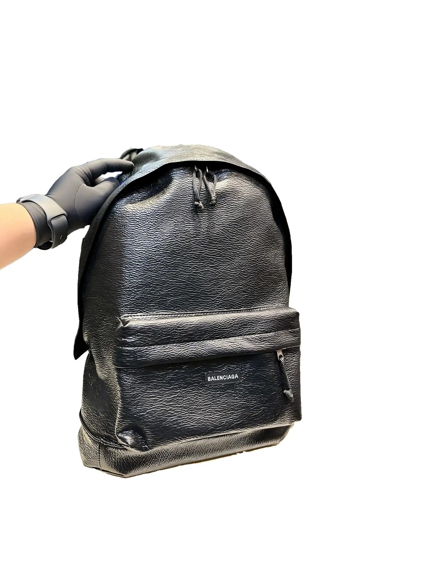 Bafeng New Letter Logo Waxed Leather Backpack School Bag Bookbag 3.11 YYY