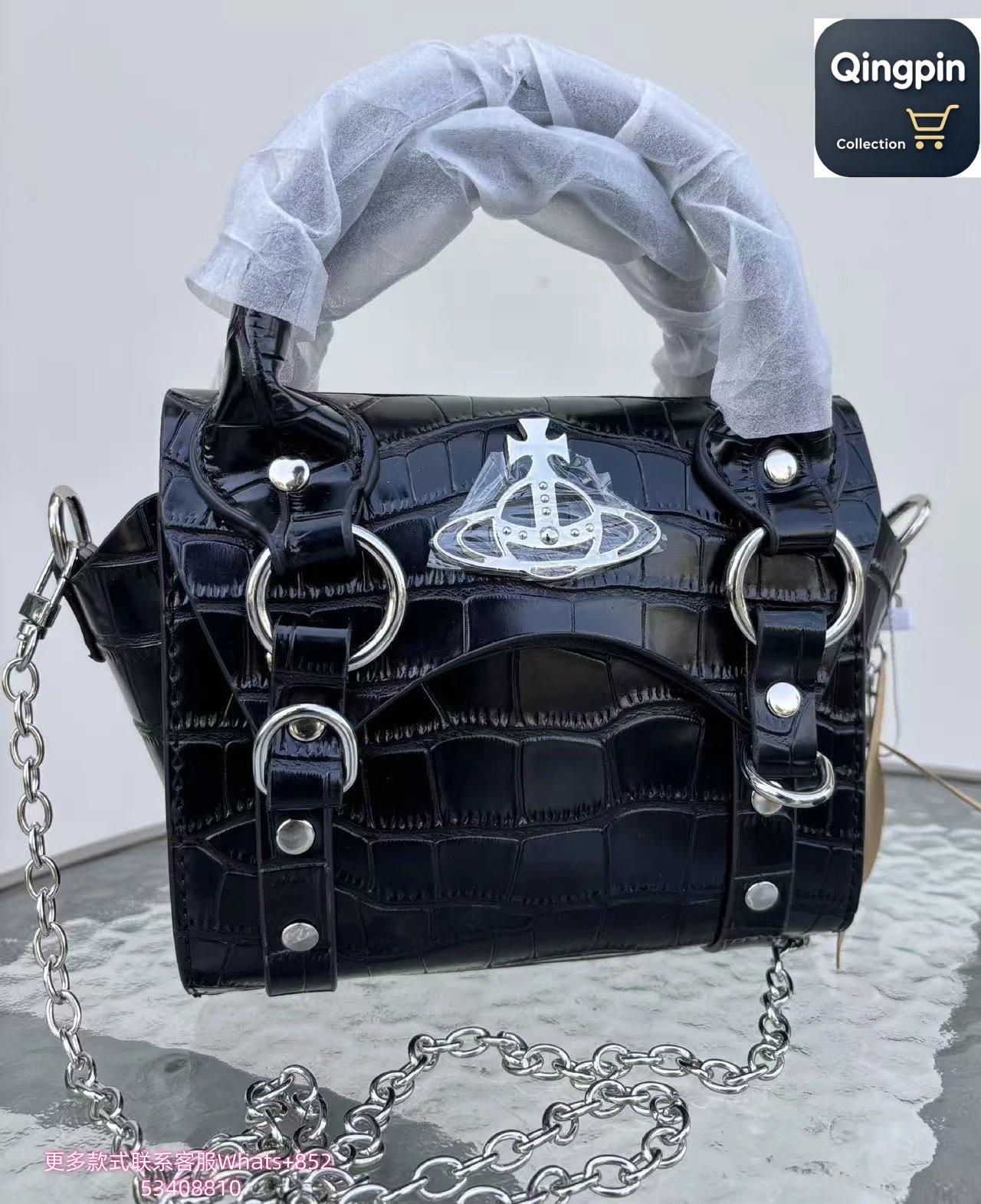 Vivienne Westwood Handbags Orb Logo Assorted Designs — 10