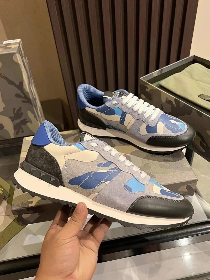 Valentino Garavani Rockstud Camouflage Sneakers