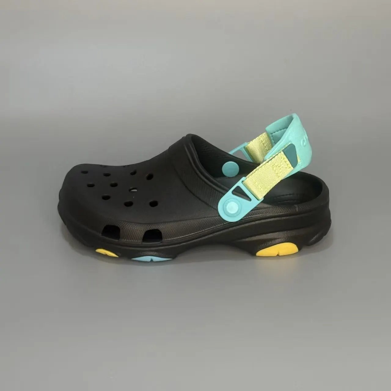 Crocs Sandals Ventilated clogs with heel straps and decorative charms — 30