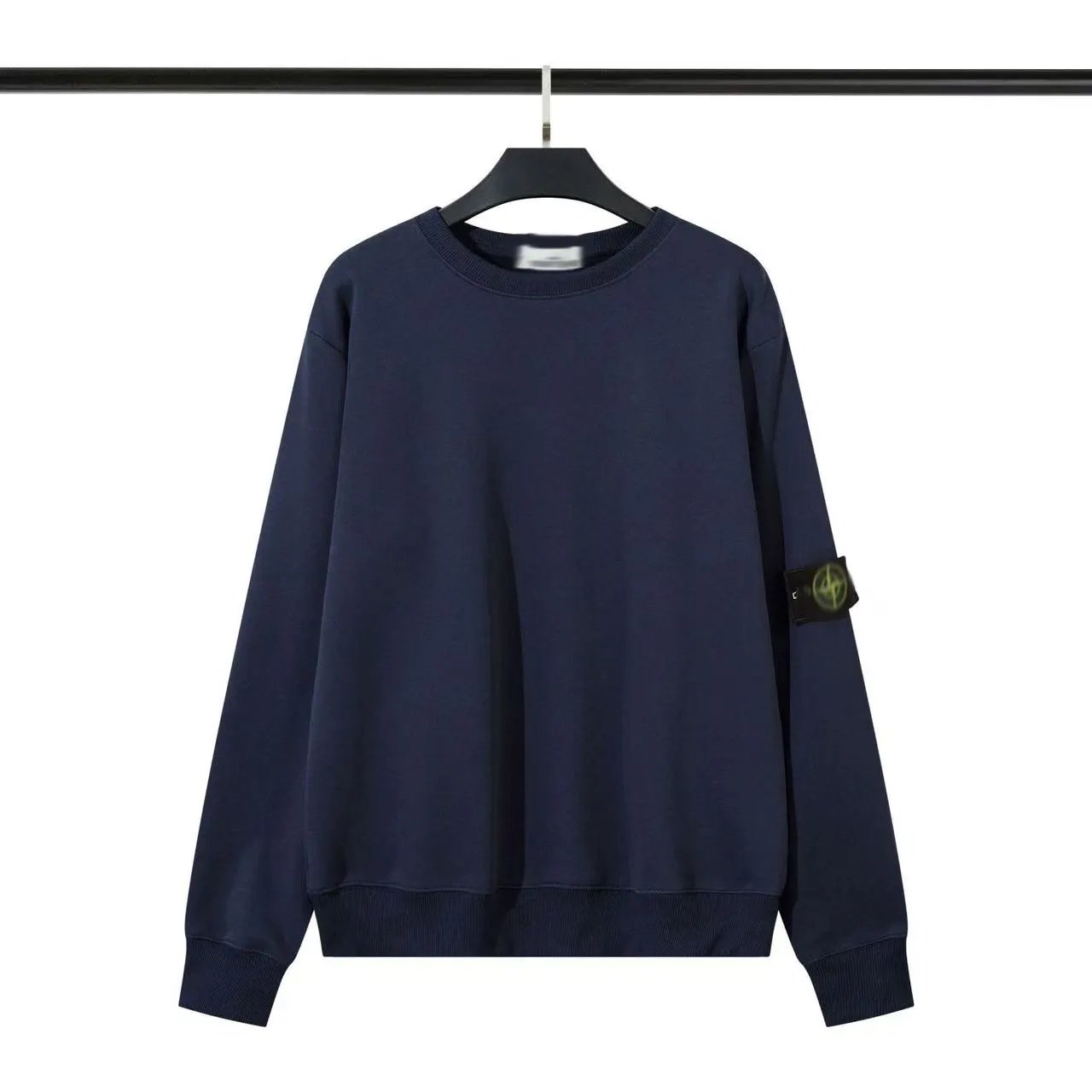 C.P. Company Hoodies & Sweatshirts Quarter-Zip Mock-Neck Sweatshirt with Lens Sleeve Pocket — 24