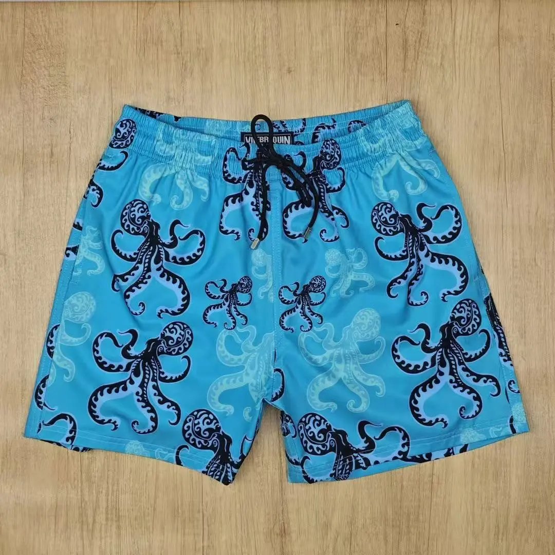 Vilebrequin Swimwear Printed Drawstring Swim Shorts — 15