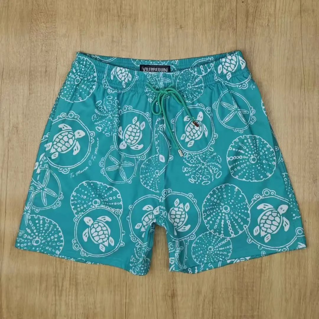 Vilebrequin Swimwear Printed Drawstring Swim Shorts — 18