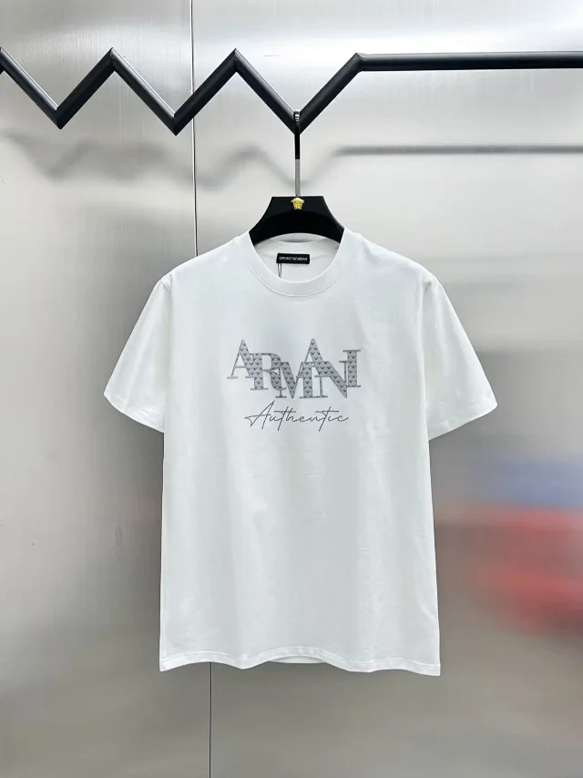 EA7 T-Shirts Short-Sleeve Logo Print product detail image 8