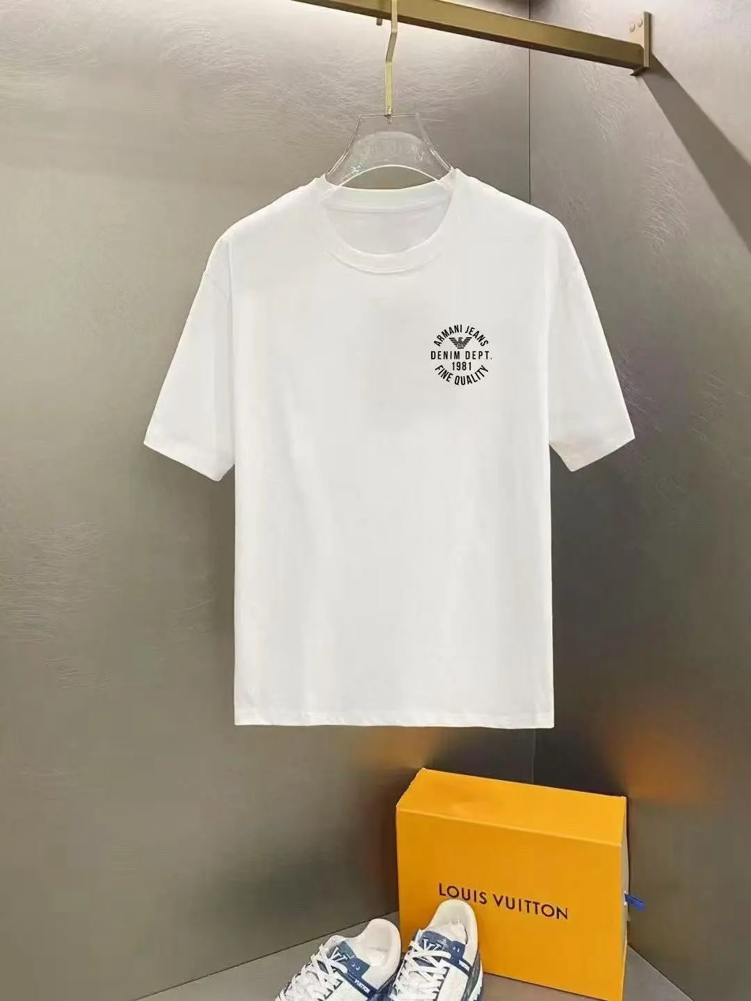 EA7 T-Shirts Short-Sleeve Logo Print — 23